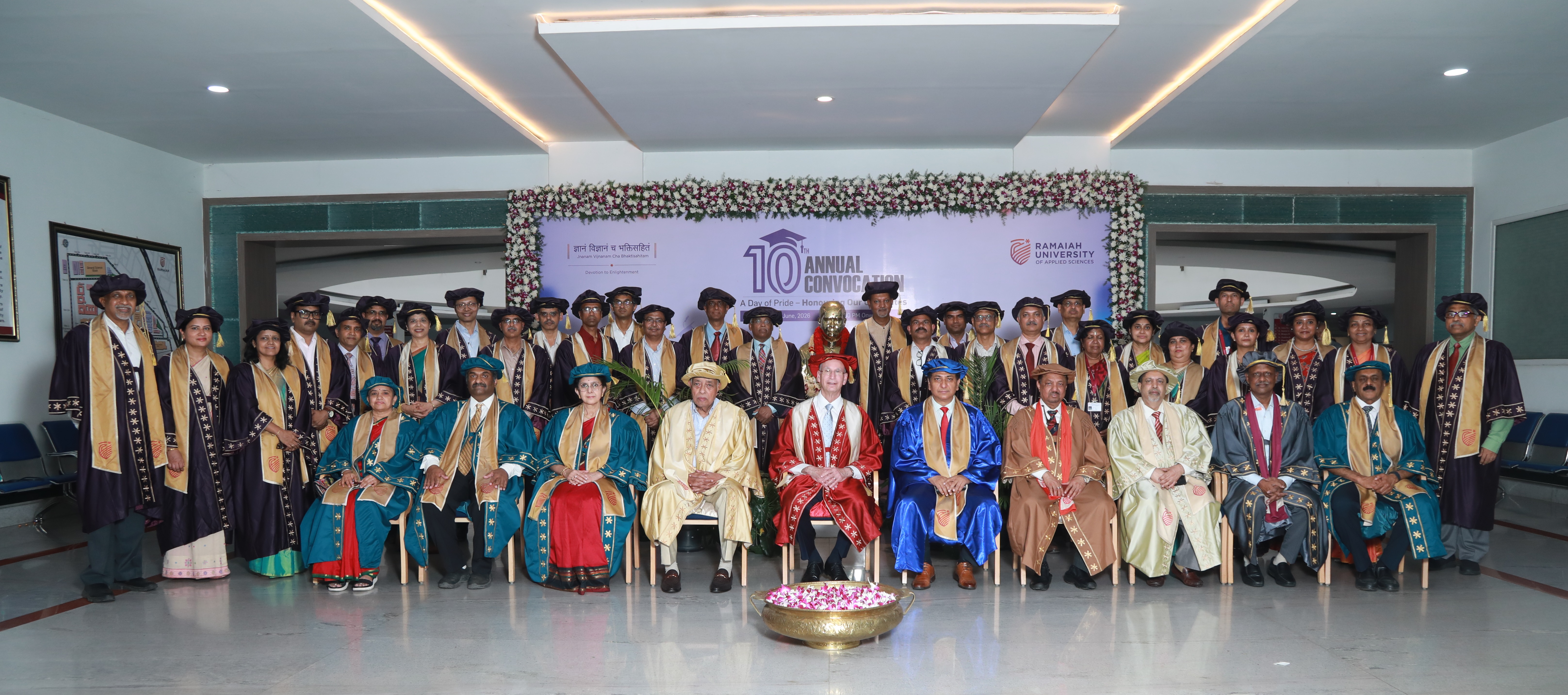 10th Annual Convocation of RUAS - Ramaiah Medical College - MD/MS & DM/MCh held at Auditorium, RMC